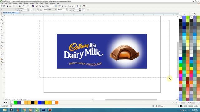Chocolate Packaging Design in Coreldraw || Urdu | हिंदी|| #Graphic House смотреть онлайн