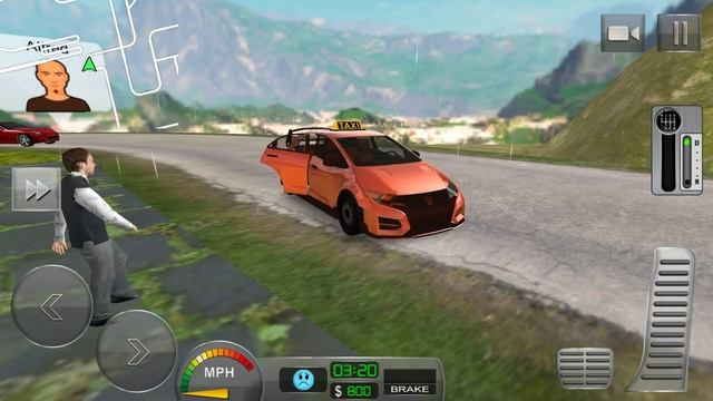 Taxi Driver 3D : Hill Station Android Gameplay #5 смотреть онлайн