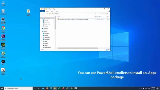 How to Install Appx/EAppx or AppxBundle Windows 10 Apps using Powershell смотреть онлайн