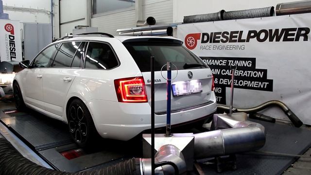 ŠKODA Octavia RS TDI 184 PS to 220 PS by DIESELPOWER www.dp-race.com смотреть онлайн