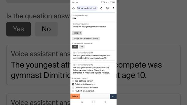 Response Validation (en_US) 0.04$ | Training 100% accepted | Complete work guide | Toloka tasks смотреть онлайн