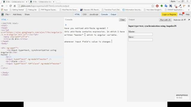 AngularJS tutorial for jQuery Developers: ng model смотреть онлайн