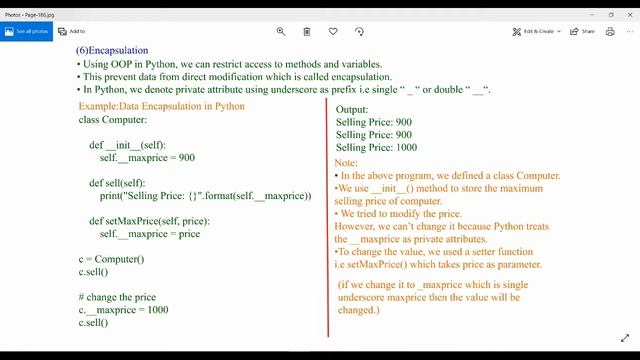 109 - Python - Object Oriented Programming - Encapsulation Concept смотреть онлайн