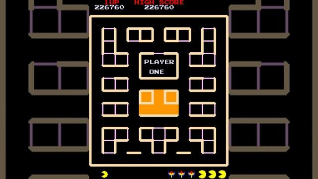 Arcade Game Pac 'N Pal Pac-Man & Chomp Chomp (1983 Namco) смотреть онлайн