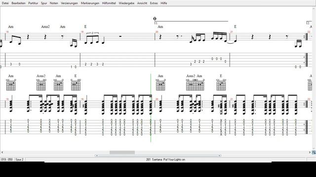 Santana - Put Your Lights On - Tabs смотреть онлайн