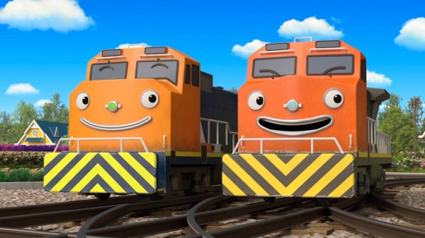 Паровозик Титипо, 3 сезон, 18 серия. Дженни и тяжелая техника