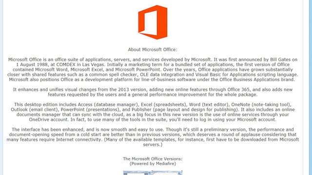 Microsoft Office -2013-2010-2007-2003 + Crack (Less Than 1GB Installer) смотреть онлайн