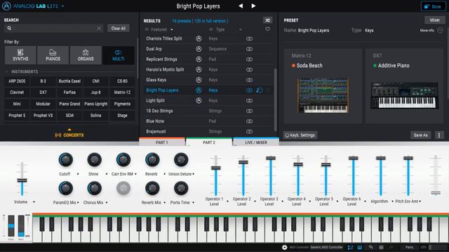 Playing with Analog Lab Intro/Lite: Various Presets #2 смотреть онлайн