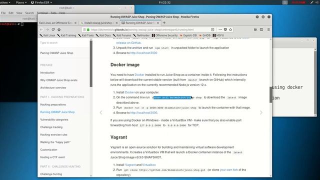 Install OWASP Juice Shop in Kali Linux смотреть онлайн