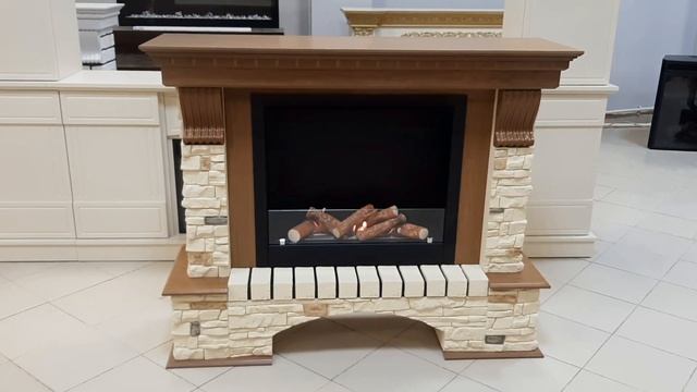 Биокамин Стоун Люкс. Габариты (ШxВxГ): 1300х1050х400 мм смотреть онлайн