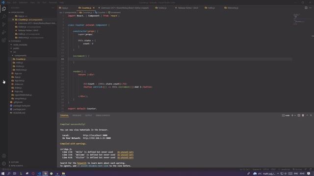 ReactJS Eğitim Seti 2022 - setState (Sayaç Yapımı) смотреть онлайн