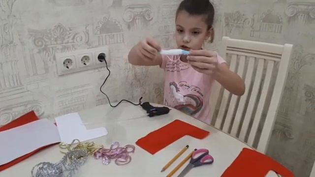 Зарецкая дарья , МК НОВОГОДНИЙ носок