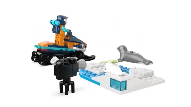 LEGO ЛЕГО City Арктический исследовательский снегоход 60376 смотреть онлайн