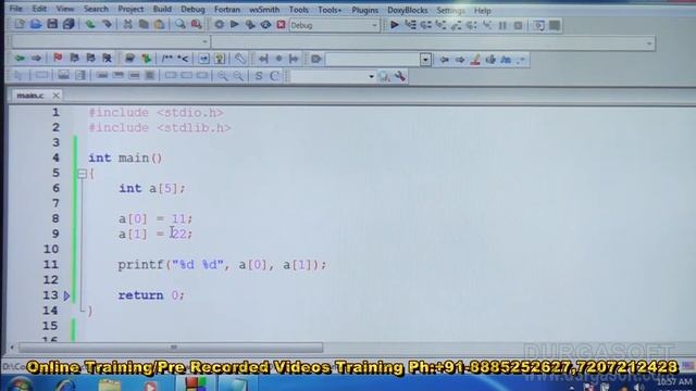 C Language tutorial||onlinetraining||What is an Array? by Sivaramayya смотреть онлайн