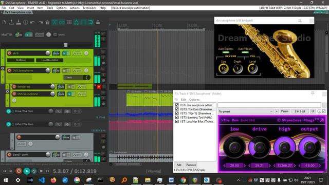 DVS Saxophone demonstration смотреть онлайн