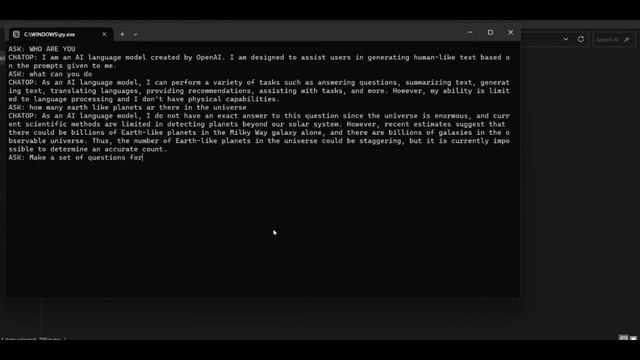 Make a AI as strong as CHATGPT in python (code in description). смотреть онлайн