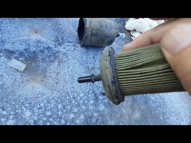 LADA GRANTA FL ЧТО ВНУТРИ ТОПЛИВНОГО ФИЛЬТРА пробег 30707 км смотреть онлайн