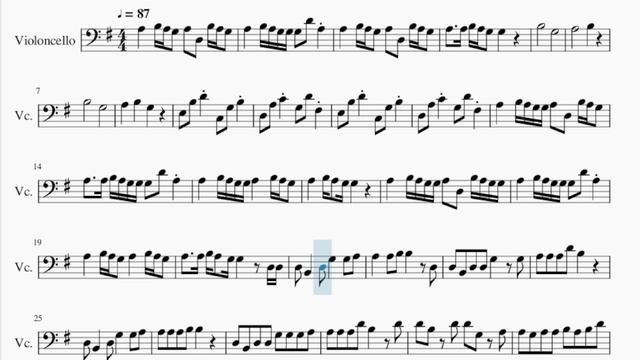 Cello Sheet Music: How to play Dear You (Higurashi When They Cry) by dai смотреть онлайн