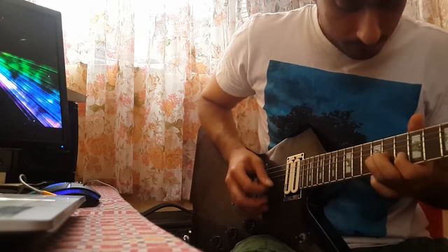 Hey you by Pink Floyd solo cover (G: Ibanez DTT700, P: dimarzio d activator x, amp: Line6 IV15) смотреть онлайн