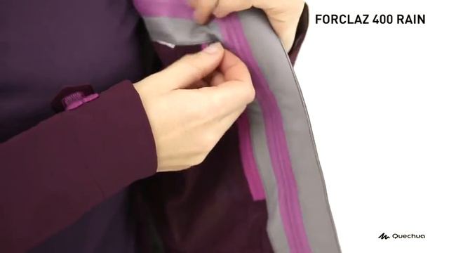 КУРТКА ДОЖДЕВИК FORCLAZ 400 ЖЕН  QUECHUA