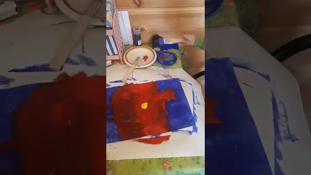 Ночной город. Рисуем с трехлеткой. Красивая картина с ребёнком, легко! смотреть онлайн