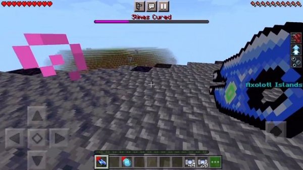 Minecraft: PE - Gameplay Walkthrough Part 286 - Axolotl Islands: Slime Machine (iOS, Android)
