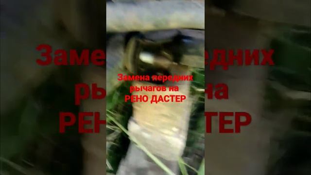 Замена передних рычагов на рено дастер