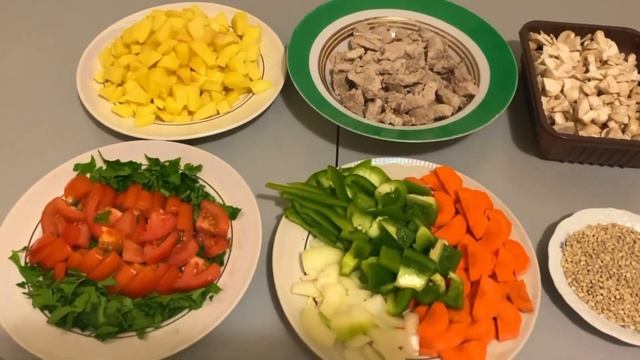 Суп с грибами