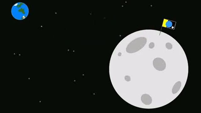 Мультик. НЛО. 1 часть. Инопланетянин летит на землю.