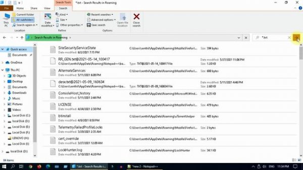 How to recover unsaved notepad++ files