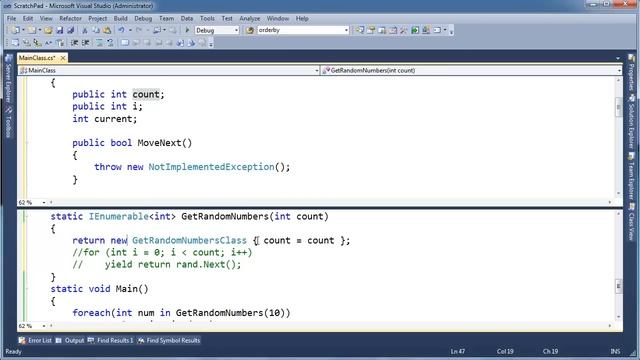 C# yield return - Writing the Compiler's Syntactic Sugar смотреть онлайн