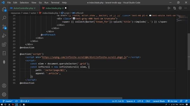 Laravel App API with TMDB - Infinite Scroll #11 Speak Khmer смотреть онлайн