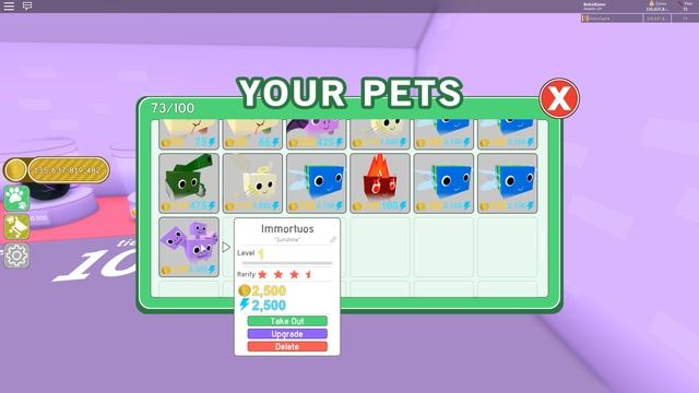 СИМУЛЯТОР ПИТОМЦЕВ САМЫЙ РЕДКИЙ ПИТОМЕЦ В ИГРЕ! ТРЕЙД ROBLOX PET SIMULATOR смотреть онлайн