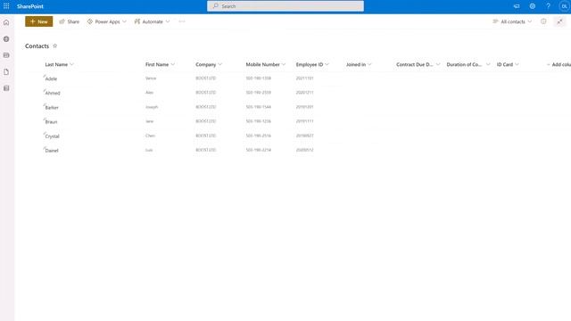 Set columns hidden or read-only in a SharePoint Online list смотреть онлайн