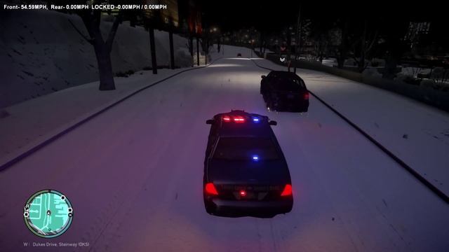 GTA 4 LCPDFR v1.0 - Episode 83 - Snowy Shootout! смотреть онлайн