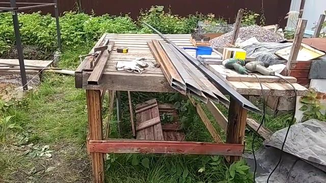 Стропила для беседки из проф трубы смотреть онлайн