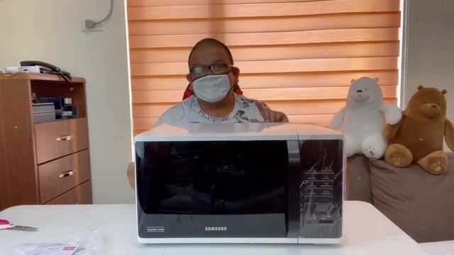 2021 SAMSUNG CERAMIC MICROWAVE OVEN UNBOXING AND POWER-UP смотреть онлайн