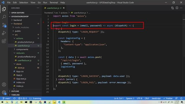 07.5 User Login Reducer and Action-Build Full Ecommerce Site-Using React, Redux, Node.js and MongoD смотреть онлайн
