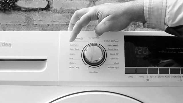 Midea Front Load Washing Machine  Demo|How To Use|
Child Lck