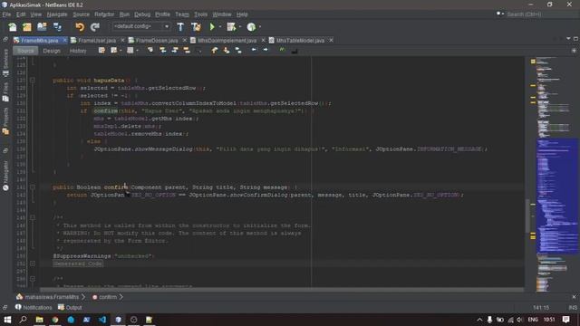 [Netbean 8.2] CRUD - Membuat MhsTableMode.java dan Mengkonfigurasi FremeMhs.java смотреть онлайн