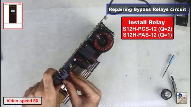 Repair Burned Felicity IVEM5048 5kw Solar Inverter