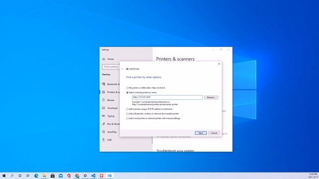 How to setup IPP (Internet Printer Protocol) printer on Microsoft Windows. смотреть онлайн