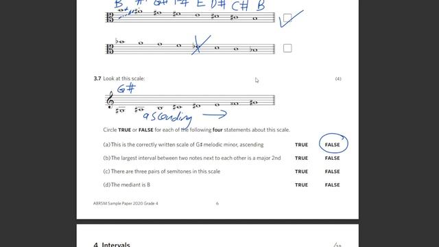 ABRSM Grade 4 Online Music Theory Sample Paper - Step-by-step walk through смотреть онлайн