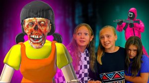 КУКЛА ЕХЕ из ИГРЫ В КАЛЬМАРА ГОНИТСЯ ЗА НАМИ! (Крутые детки) Cool Kids