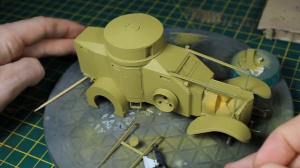 A GREAT Model Kit! Copper State Models 1/35 LANCIA 1ZM Armoured Car.