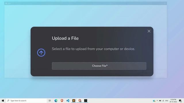 Animated Custom File Upload Modal Using HTML, CSS, and JavaScript || BYTEWEBSTER смотреть онлайн