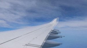 Полет над землей! Вид из иллюминатора самолета!