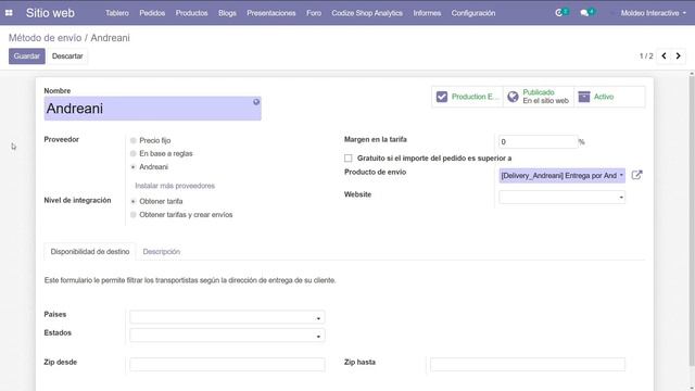 Soluciones Odoo - Andreani y Odoo смотреть онлайн