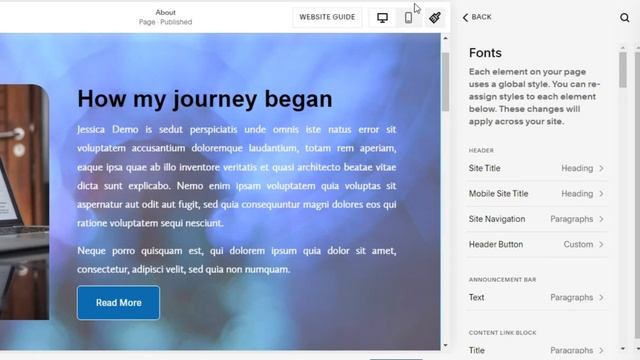 How to change fonts style Squarespace template with CSS || How to upload custom fonts to squarespac смотреть онлайн