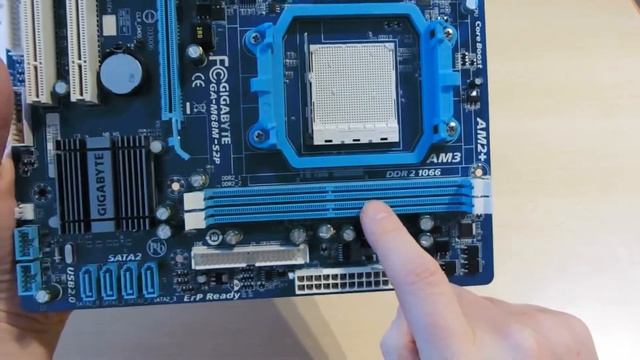 Gigabyte GA-M68M-S2P AM2\AM3 Unboxing Vorgestellt